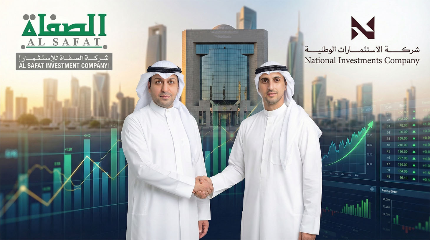 الاستثمارات الوطنية توقّع اتفاقية لتقديم خدمة صانع سوق على سهم الصفاة للاستثمار