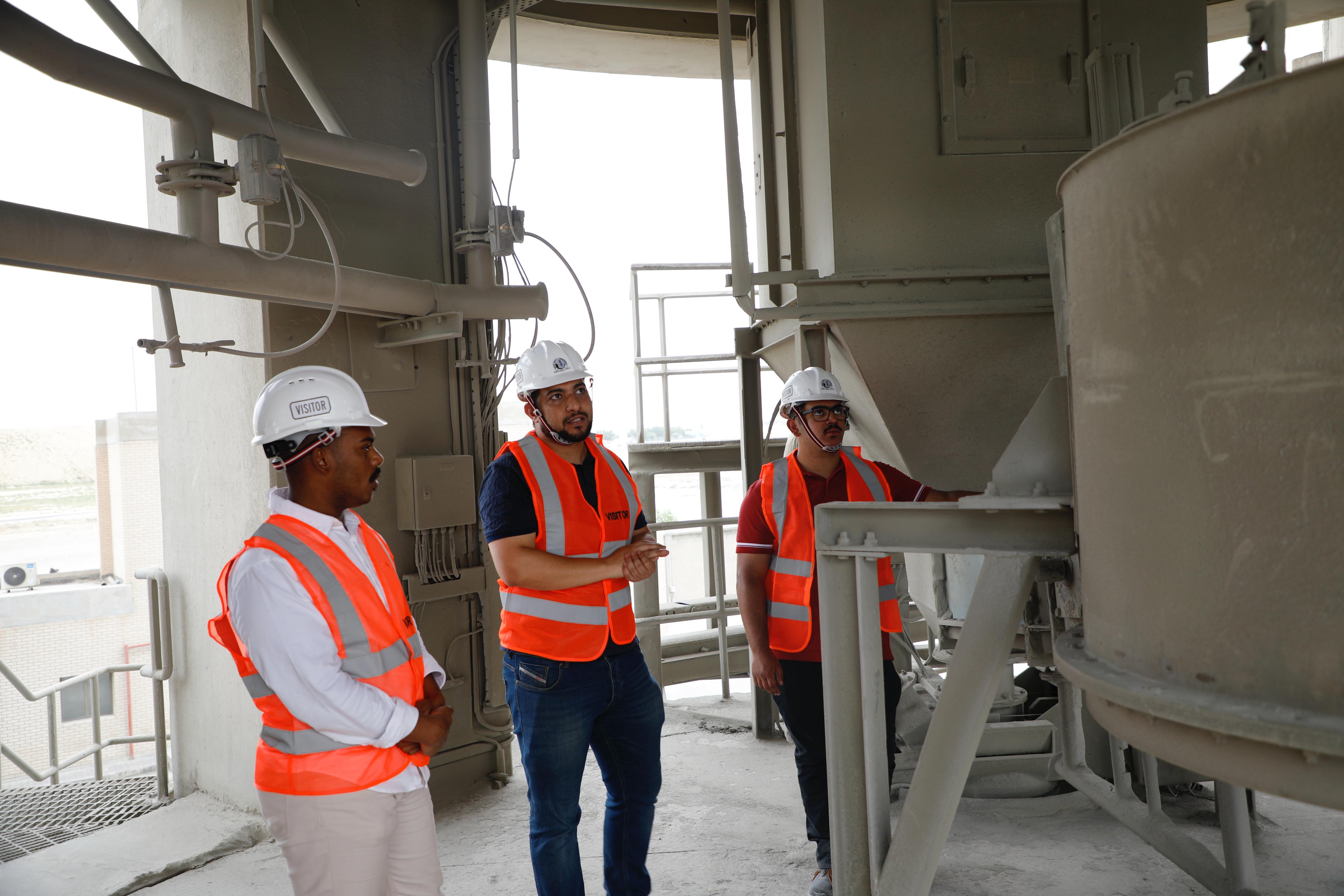 جانب من احد تدريبات المهندسين