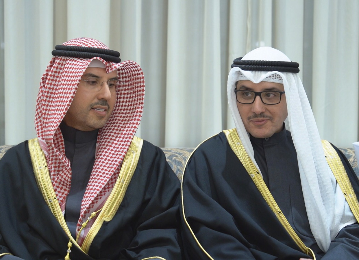 الشيخ أحمد ناصر المحمد والشيخ صباح ناصر المحمد