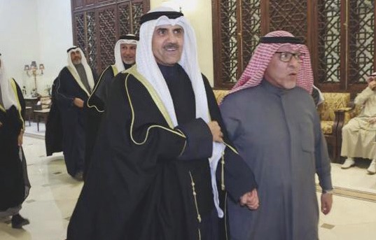 الشيخ نواف العبدالعزيز الصباح ويوسف العبدالجليل